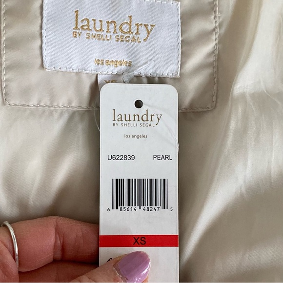 Laundry Down Midi Coat Puffer Jacket in Beige - Picture 7 of 8